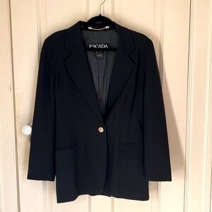 Basic Black Blazer with Gold Buttons